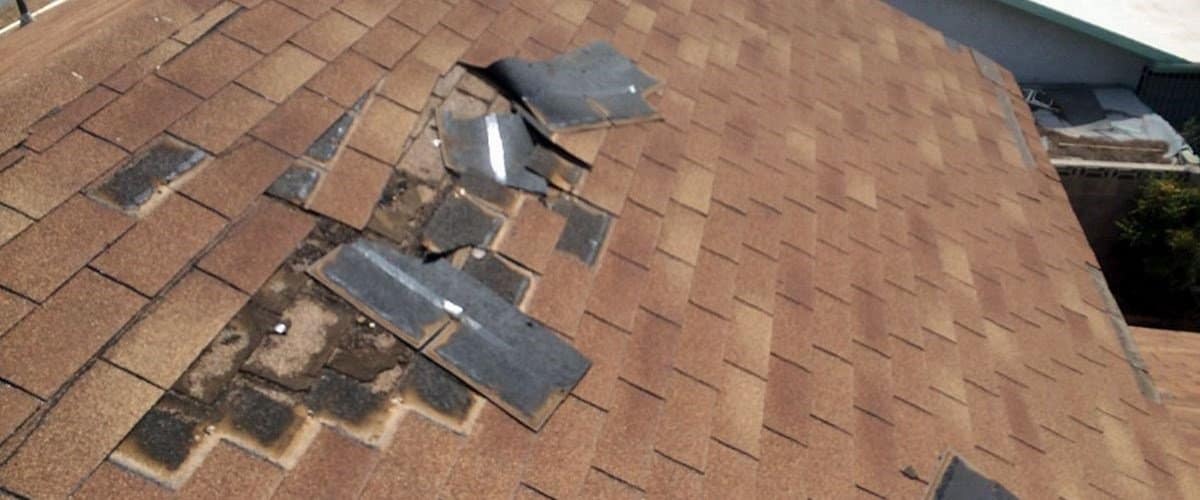 Roof leak repair project